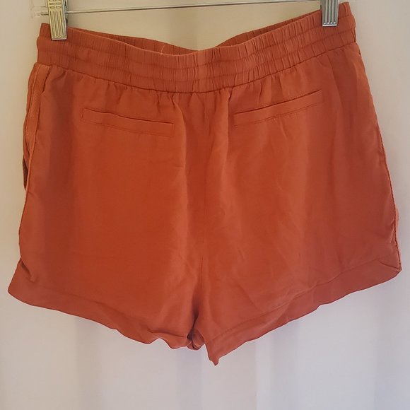 Forever 21 Sienna Orange Relaxed Flowy Shorts Size M - Picture 5 of 11